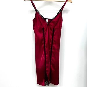 Burgundy Babydoll Sleep Dress